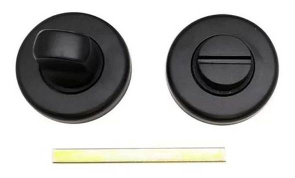 Conjunto Pomo De Baño  Negro Libre Ocupado 0