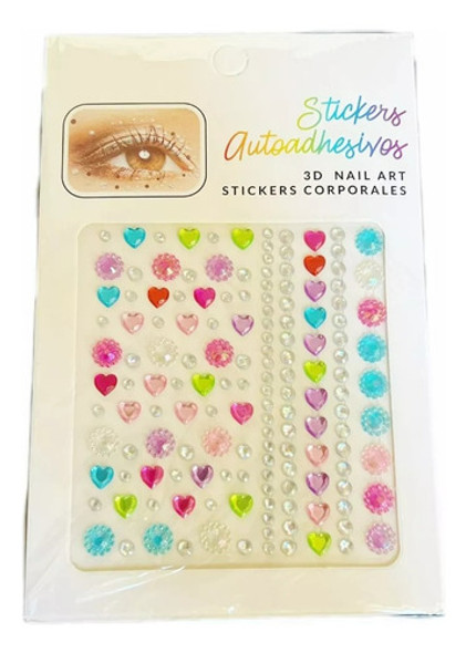 Kit 2 Adesivo Glitter Pedra Rosto Maquiagem Carnaval Festa-k 0 Kit 2 Adesivo Glitter Pedra Rosto Maquiagem Carnaval Festa-k 0