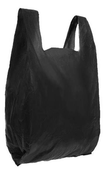 Bolsas Camiseta Negras Reforzadas 40x50 Paquete De 70 Unid. 0 Bolsas Camiseta Negras Reforzadas 40x50 Paquete De 70 Unid. 0