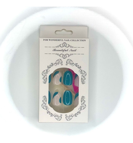 Uñas Adhesivas Press On Modelo Nice 0
