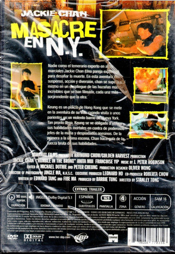 Masacre En N. Y. - Dvd Nuevo Original Cerrado - Mcbmi 1