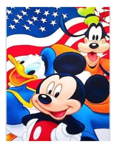 Kit De Pintura Diamantes Diamond Painting Mickey Y Amigos 0