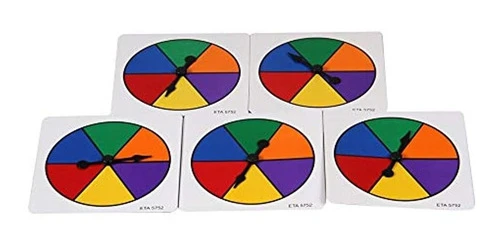 Eta Hand2mind Seis Color Spinner, 5 Unidades 0