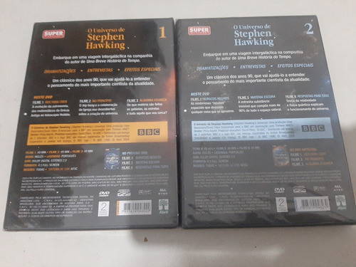 Kit Dvd O Universo De Stephen Hawking - 2 Dvds - Completo 1