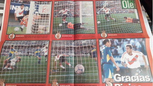 Póster Doble Pipino Cuevas Gol A Boca E Hinchada 2004 0