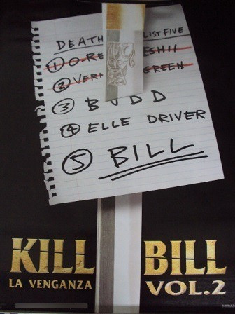 Poster Original De La Pelicula Kill Bill Vol. 2 0