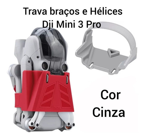 Trava Braços E Hélices Dji Mini 3 Pro, Silicone, Brdrc. 0