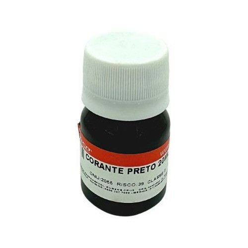 Corante Preto Fumê Translúcido Para Resinas 20 Ml 0