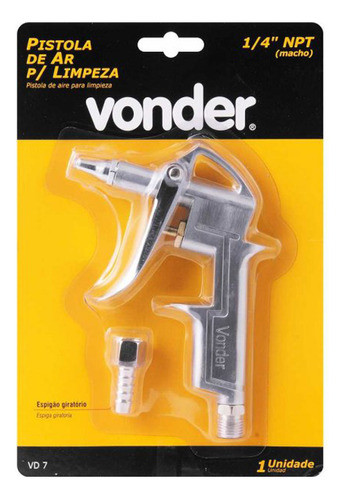 Pistola De Ar Para Limpeza Rosca Pl007 Vonder 6220000007 1
