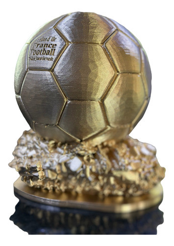Balon De Oro Replica Pintada A Mano 17 X17cm Calidad Premium 0