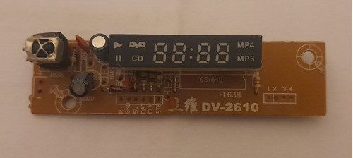 Display Numérico Dvd Apto Arduino Con Sensor Ir Apto Botoner 1