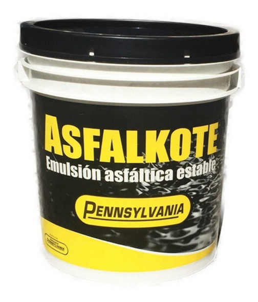 Emulsión Asfáltica Impermeabilizante Asfalkote 4 Kg -deltero 0