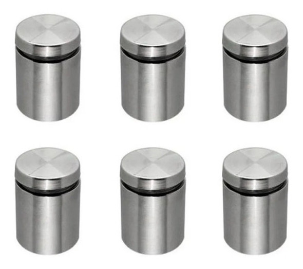 Prolongador Aço Inox Vidro E Madeira (6 Unid. ) 25*25mm 0 Prolongador Aço Inox Vidro E Madeira (6 Unid. ) 25*25mm 0