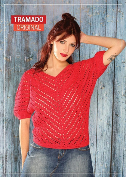 Revista Tejido Crochet En Una Sola Pieza Top Down 6 Diseños 1