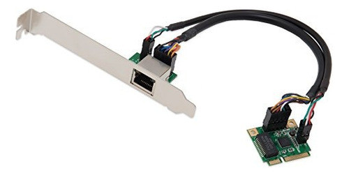 Io Crest Si-mpe24043 Puerto Único Gigabit Mini Pcie Tarjeta 1