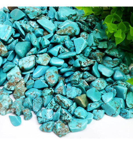 Fengshuisale Turquoise Tumbled Stone Gemstone Crystal Healin 1