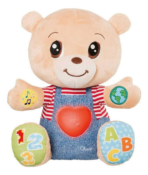 Oso Teddy Muñeco Peluche Interactivo Estimulacion Bebe Niños 0