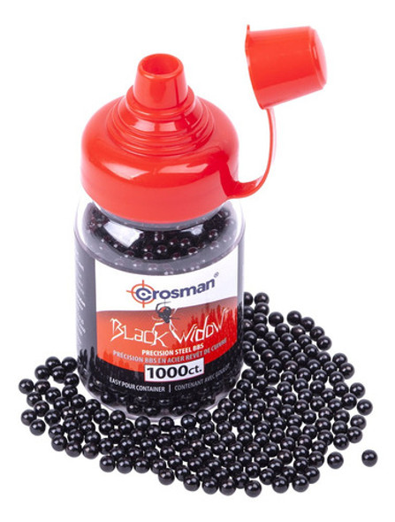 Balines Crosman Black Widow Acero 4.5mm X 1000 Un 0