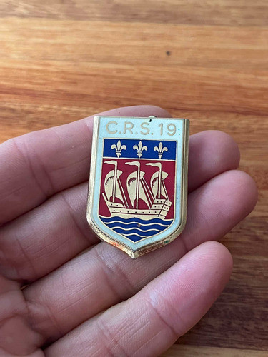 Insignia Distintivo Policia Francia C R S 19 Drago 0