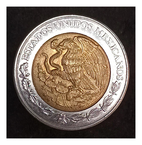 Mexico 5 Pesos 1999 Excelente Km 605 1