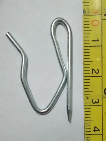 100 Ganchos Alfiler En Metal Para Cortina De Riel Aprx 3.5cm 1