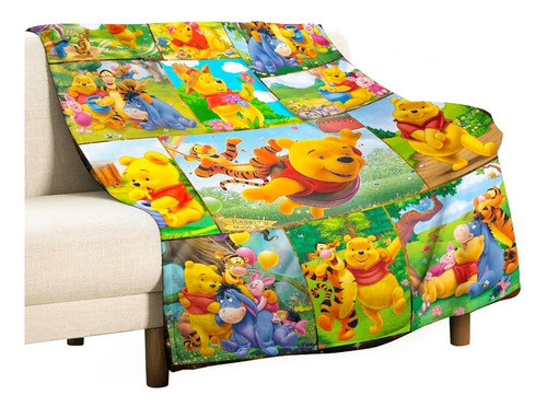 Lindo Oso Manta Manta Ropa De Cama Manta Súper Suave Manta D 0