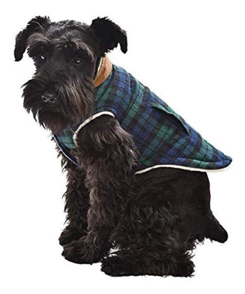Abrigo Parisino Para Perros - Chaqueta Escocesa A Cuadros Co 1 Abrigo Parisino Para Perros - Chaqueta Escocesa A Cuadros Co 1