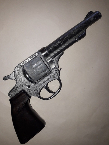 Antiguo Revolver A Fulminantes Gonher Español Vintage 20 Lgo 1
