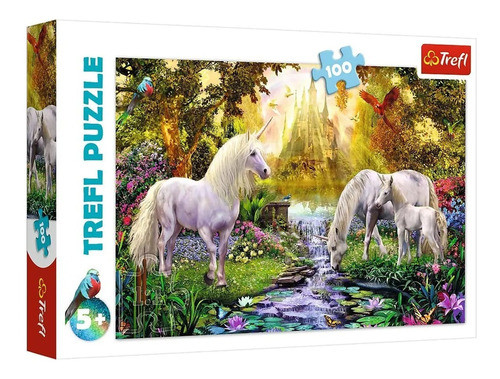 Puzzle Trefl Galope De Jardín Secreto 100 Piezas 16349 Febo 0