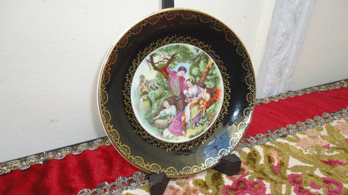 Plato Porcelana Japones Antiguo Con Escena Decoracion Vealo 1