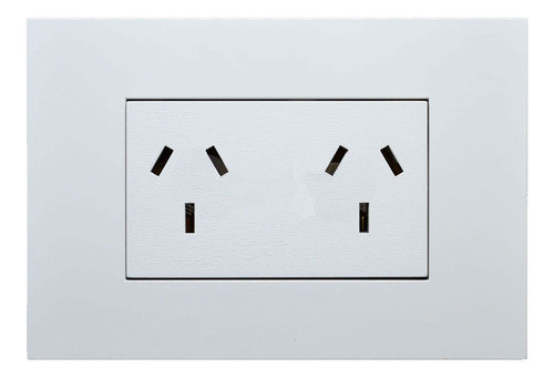 Bastidor Jeluz Platinum Completo Toma Doble Armado Pack X4 0