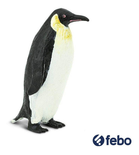 Figura Safari Pingüino Emperador Coleccionable Animales Febo 1