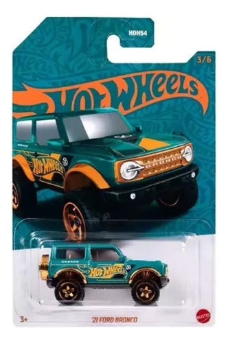 Hot Wheels - Temáticos Azul Y Rosado - 21 Ford Bronco-hdh54 0