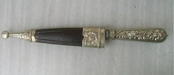 Cuchillo Hoja De 13,8 Cm El Chaja Alpaca Vaina Picaso 1