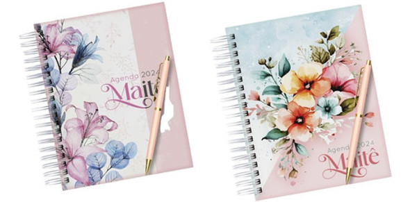 Arquivo Digital Agenda Floral Clean  2024 0