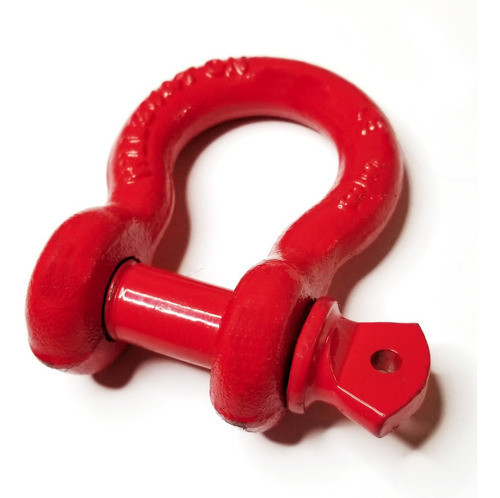 Grillete Corazon Wll 3 1/4 3,25 Toneladas 4x4 Eslinga Rojo 1