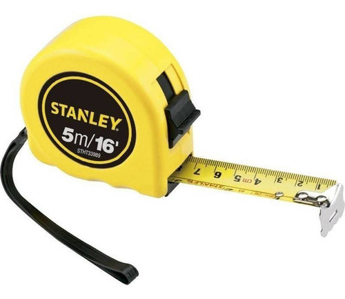 Trena Universal Basic Stanley 5 Metros 16mm Com Freio Manual 1