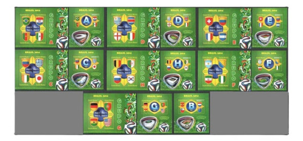 2014 Mundial Fútbol Brasil - Guinea Bissau (15 Bloques) Mint 0