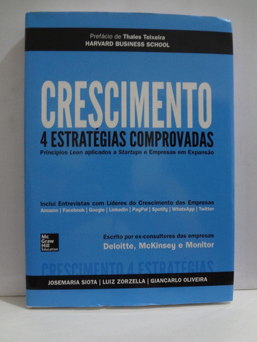 Livro Crescimento 4 Estratégias Comprovadas Josemaria Siota 1