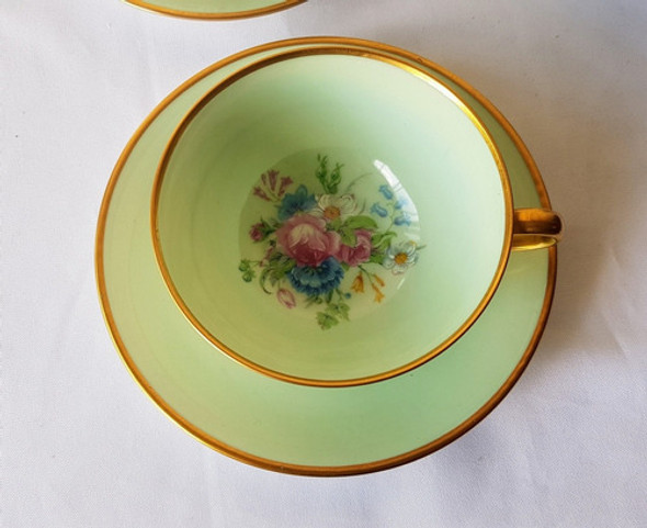 Dúo, Taza Y Plato De Té Porcelana Limoges Ahrenfeldt (c/uno) 0
