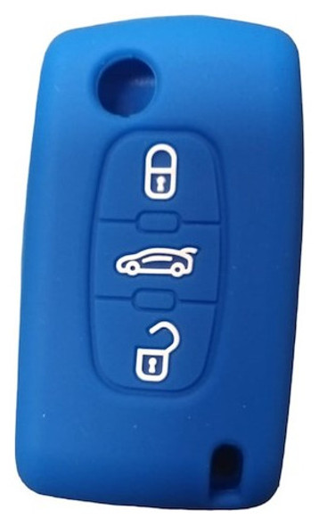 Ccubre Llave De Silicona Peugeot 3 Botones Navaja 307/408 0