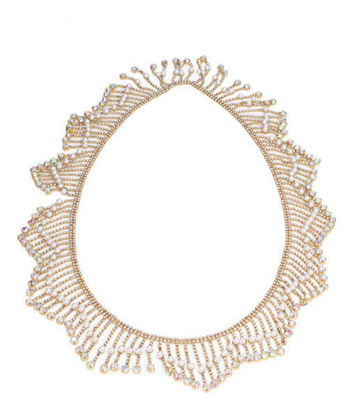 Franja De Strass, 1 Jarda, Brilho Brilhante, Cor Brilhante 1