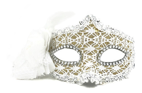 Antifaz Veneciano Melissa - 11 X 21 Cm - Universo Mágico 0