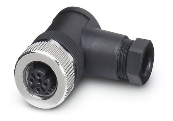 Conector M12 Acodado Plástico Hembra 5 Polos Phoenix 1662984 0 Conector M12 Acodado Plástico Hembra 5 Polos Phoenix 1662984 0