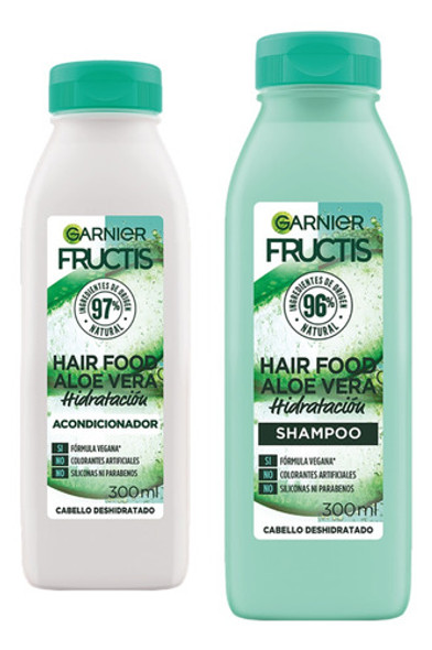 Combo Garnier Fructis Shampoo + Acond 300ml C/u Aloe Vera 0 Combo Garnier Fructis Shampoo + Acond 300ml C/u Aloe Vera 0