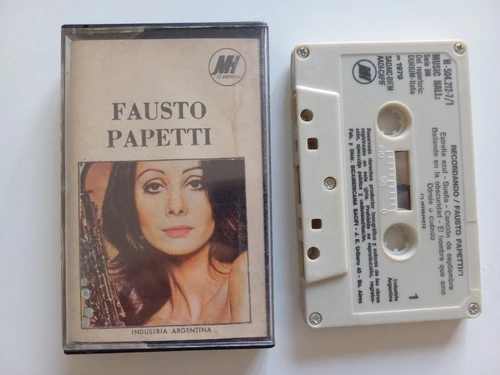 Cassette Original Fausto Papetti Recordando 1979 Olivos Zwt 0