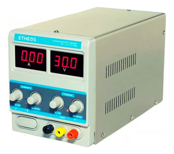 Fuente De Laboratorio Regulable Etheos 30v 5a Lcd Digital 0
