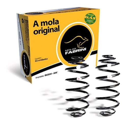 Par De Molas Gnv Traseira Fabrini Gm Cobalt 1.4 1.8/ 2012... 1
