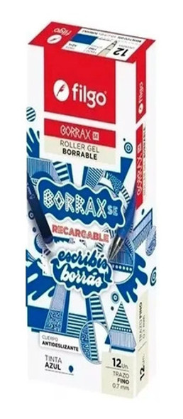 Repuesto Filgo P/ Roller Gel Borrable Borrax Se X 12 U. 1