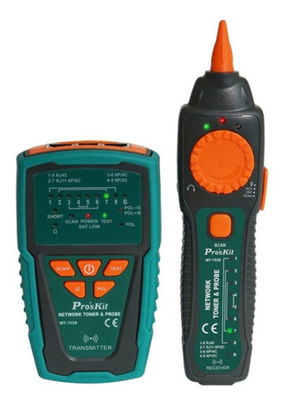 Tester Rastreador De Cables Viru Viru Proskit Mt-7028 0